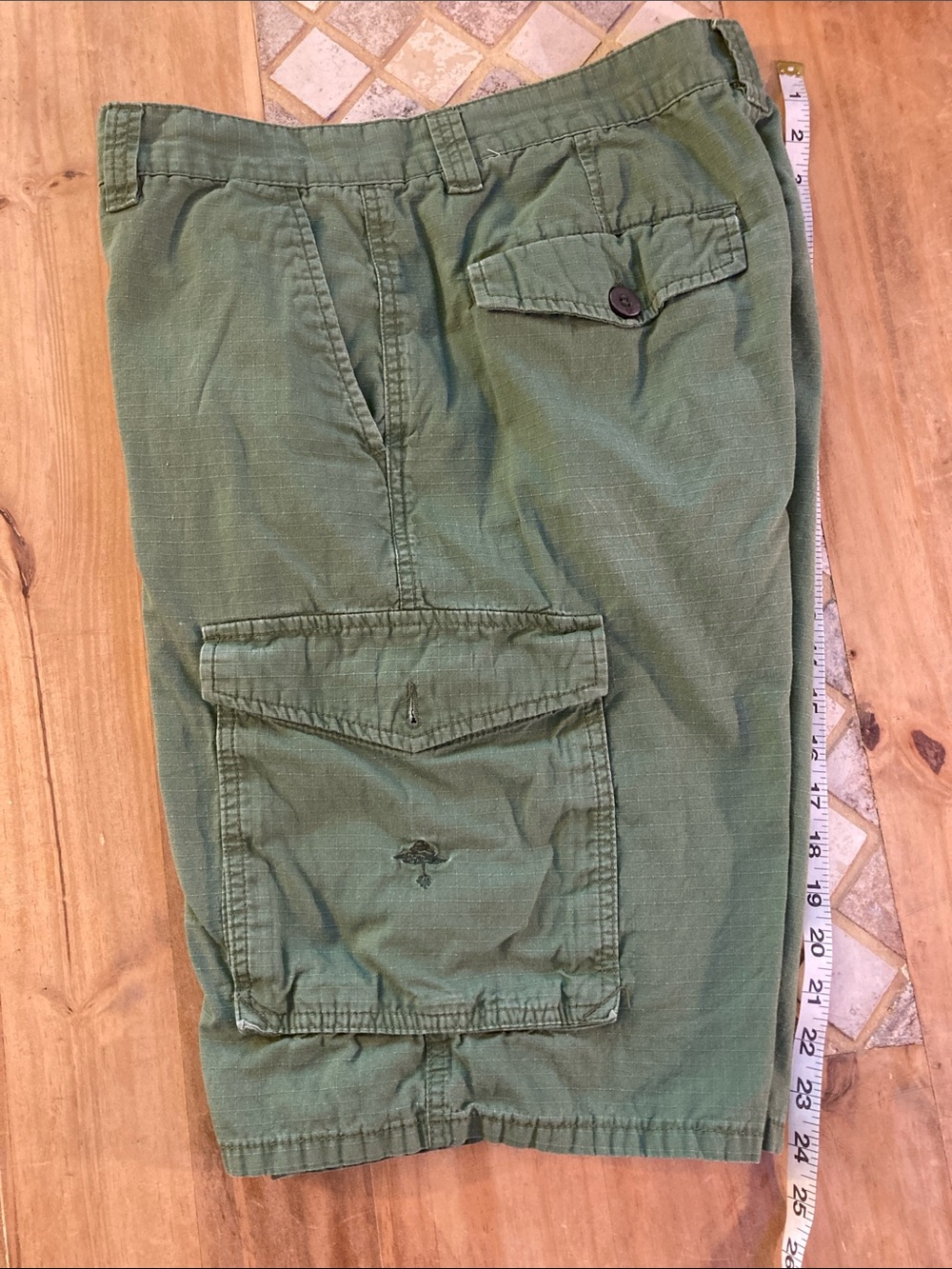 Lrg Men's Cargo Shorts Olive Green